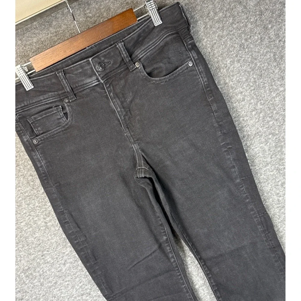 American Eagle Kick Boot Jeans Womens 10 Black Next Level Stretch Travel Country